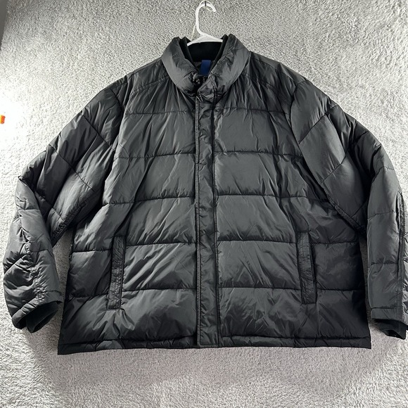 Andrew Marc Puffer Coat Jacket Mens XXL Full Zip Polyester NWOT Black - Picture 1 of 12